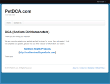 Tablet Screenshot of petdca.com